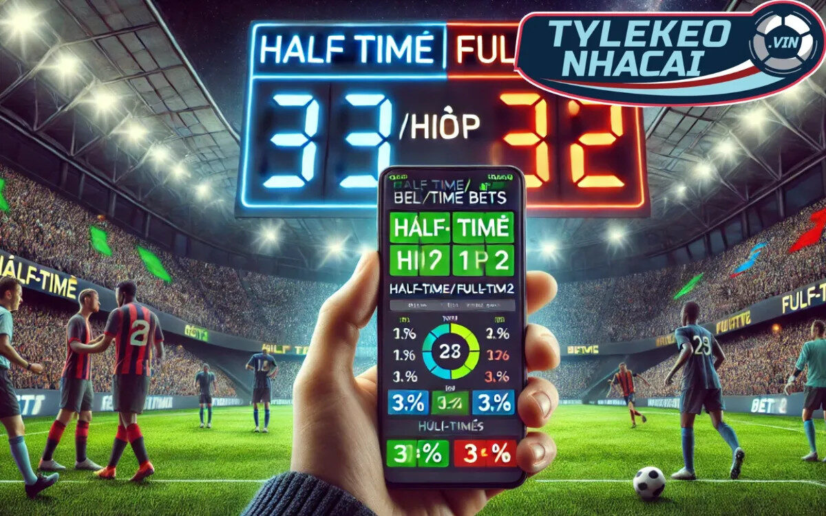 Ký hiệu của kèo hiệp 1/hiệp 2